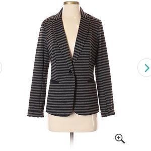 Olivia Moon oversized striped blazer